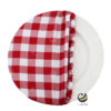 Funda Plato Base P159-PIC Rojo 40 cm. (Textil)