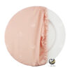 Funda Plato Base P162-BRI Blush Pink 40 cm. (Textil)