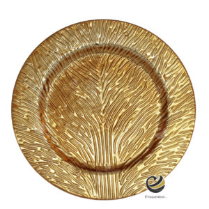 Plato Base P216-ROT Oro 33 cm. (Polipropileno)