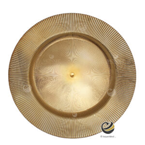 Plato Base P217-RAY Oro 33 cm. (Polipropileno)
