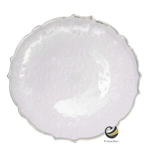 Plato Base P219-CON Plata 33cm (Cristal)