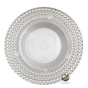 Plato Base P220-TRE Plata 33cm (Cristal)