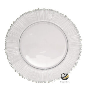 Plato Base P221-SUN Plata 33cm (Cristal)