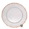 Plato Base P221-SUN Rosa Oro 33cm (Cristal)
