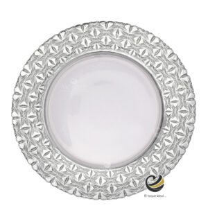 Plato Base P222-NET Plata 33cm (Cristal)