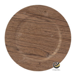 Plato Base P227-MAD Natural 33 cm. (Polipropileno)