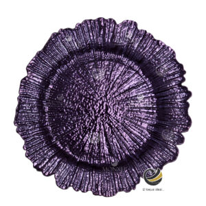 Plato Base P19-COR Ciruela 33 cm. (Polipropileno)