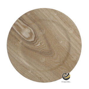 Plato Base P227-MAD Pino 33 cm. (Polipropileno)