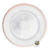 Plato Base P250-FIL Rosa Oro 33 cm. (Acrílico)