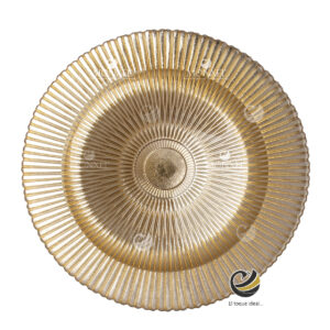 Plato Base P251-DUS Oro 33cm (Cristal)