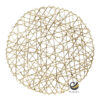 Carpeta (Plato Base) P237-ENR Oro 38 cm. (PVC)