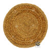Carpeta (Plato Base) P241-HEN Natural 37 cm. (Hojas de Maíz)