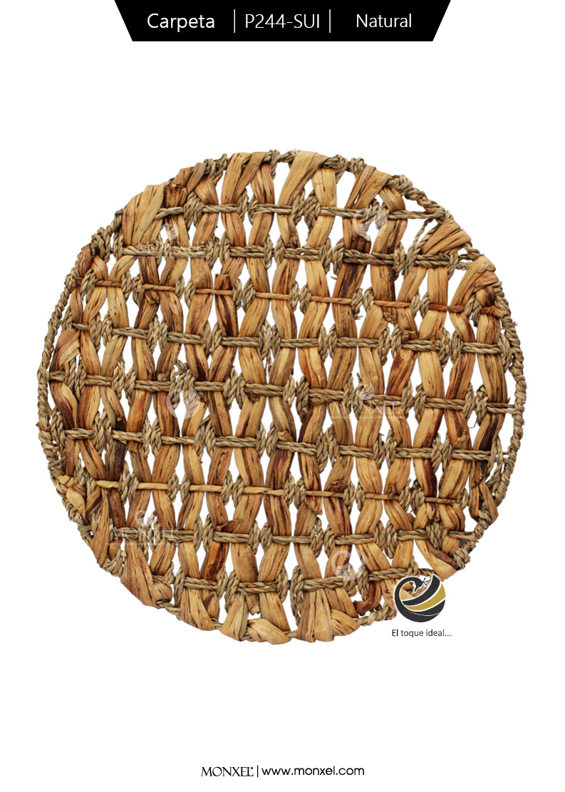 Carpeta (Plato Base) P244-SUI Natural 38 cm. (Jacinto de Agua)