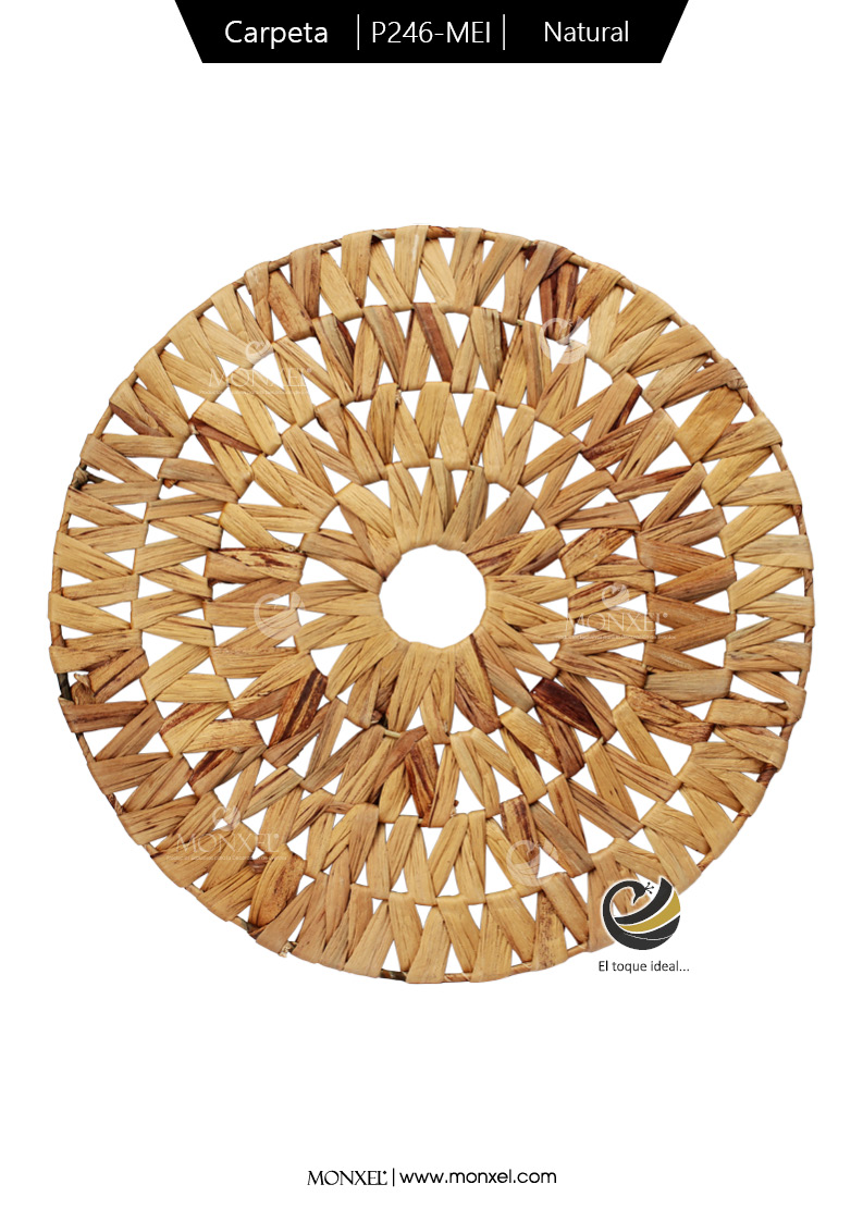 Carpeta (Plato Base) P246-MEI Natural 38 cm. (Jacinto de Agua)