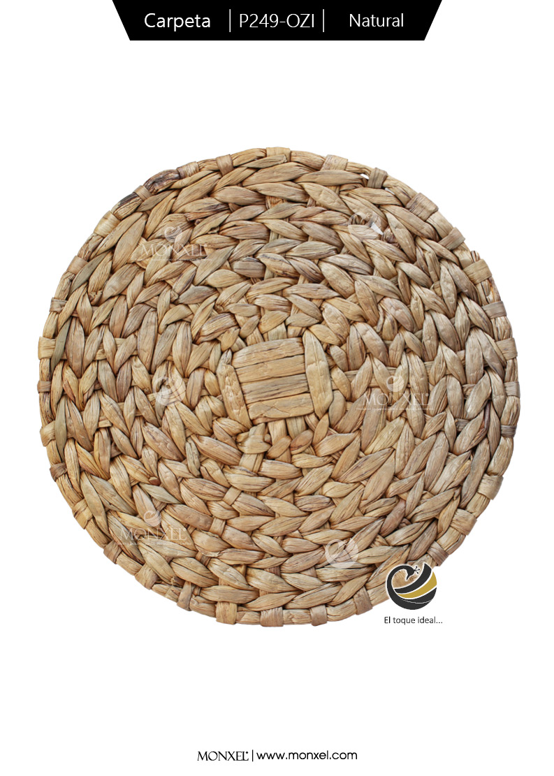 Carpeta (Plato Base) P249-OZI Natural 38 cm. (Jacinto de Agua)