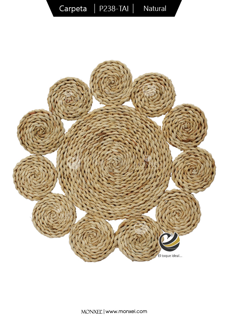 Carpeta (Plato Base) P238-TAI Natural 38 cm. (Jacinto de Agua)
