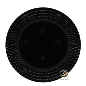 Plato Base P04-MOS Negro 33 cm. (Polipropileno)