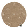 Carpeta (Plato Base) P259-BUR Natural 36 cm. (Lino/Yute)