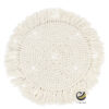 Carpeta (Plato Base) P264-HAN Natural 34 cm. (Macramé)