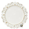 Plato Base P225-REF Blanco/Oro 35 cm. (Polipropileno)