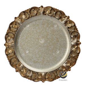 Plato Base P225-REF Champagne 35 cm. (Polipropileno)