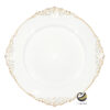 Plato Base P226-LUO Blanco/Oro 33 cm. (Polipropileno)