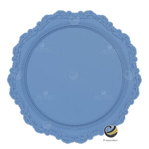 Carpeta (Plato Base) P255-NUK Azul 33 cm. (Silicona)