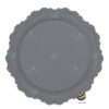 Carpeta (Plato Base) P255-NUK Plata 33 cm. (Silicona)