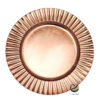 Plato Base P01-OLA Rosa Oro 33 cm. (Polipropileno)