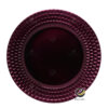 Plato Base P04-MOS Ciruela 33 cm. (Polipropileno)