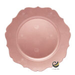 Plato Base P11-FLO Mauve 33 cm. (Polipropileno)