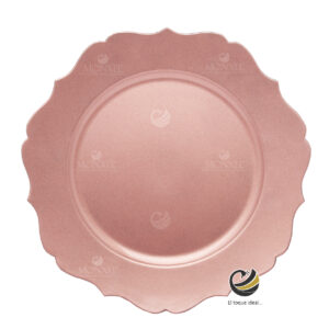 Plato Base P11-FLO Mauve 33 cm. (Polipropileno)
