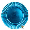 Plato Base P01-OLA Turquesa 33 cm. (Polipropileno)