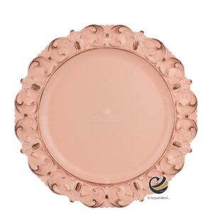 Plato Base P225-REF Blush Pink 35 cm. (Polipropileno)