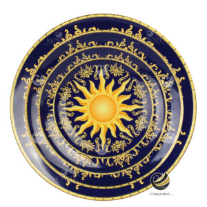 Vajilla D37-SOL Azul Oro (Porcelana)