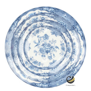 Vajilla D39-TEB Azul (Porcelana)