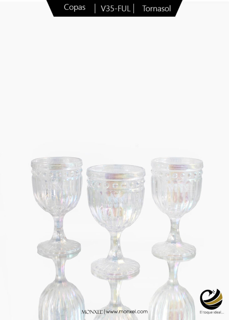 Obtén el mejor precio ¡contáctanos!
Copas: Vino, Agua
Material: Cristal
Color: Tornasol
Nota: Las imágenes mostradas en está página pueden tener algún cambio con el producto físico, debido a los diferentes dispositivos en que se vean, así como a los nuevos lotes de llegada de cada producto.
Los precios y disponibilidad mostrados en está página son sujetos a cambios sin previo aviso