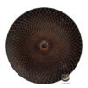 Plato Base P270-GEO Negro/Oro 33 cm. (Polipropileno)