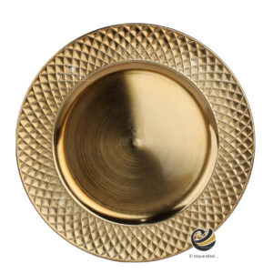 Producto Plato Base P314 GEO Oro Monxel Producto Plato Base P314 GEO Oro Monxel