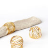 Anillos A41-NES Oro (Acero Inoxidable)