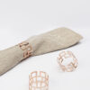 Anillos A38-CUA Rosa Oro (Acero Inoxidable)
