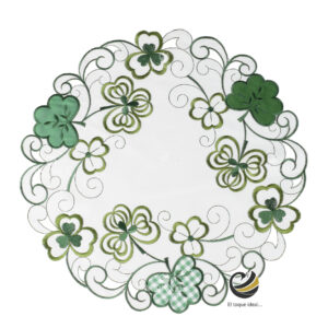 Carpeta (Plato Base) P347-TRE Verde 38 cm. (Poliéster)