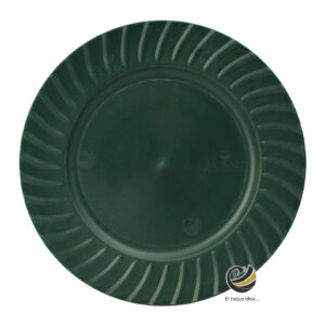 Plato Base P232-WAV Verde 33 cm. (Polipropileno)