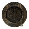 Plato Base P235-GAF Negro/Oro 33 cm. (Polipropileno)