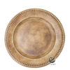 Plato Base P236-BOL Khaki Vintage 33 cm. (Polipropileno)