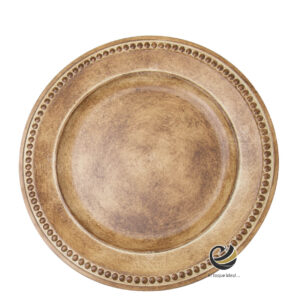 Plato Base P236-BOL Khaki Vintage 33 cm. (Polipropileno)