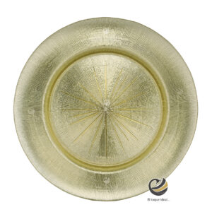 Plato Base P301-DUS Champagne 33cm (Cristal)