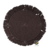 Carpeta (Plato Base) P264-HAN Chocolate 34 cm. (Macramé)