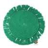 Carpeta (Plato Base) P264-HAN Esmeralda 34 cm. (Macramé)
