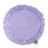 Carpeta (Plato Base) P264-HAN Lila 34 cm. (Macramé)